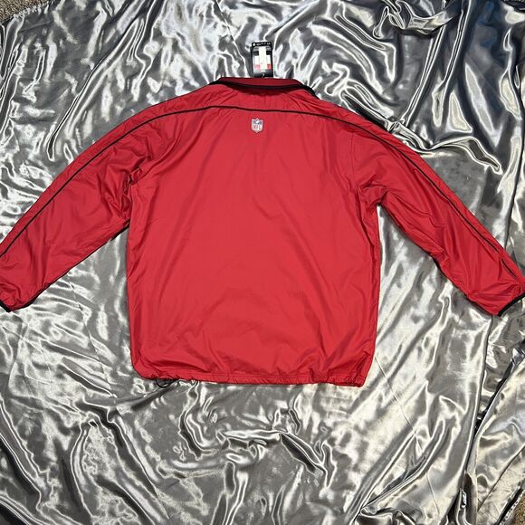 Nike On-Field Arizona Cardinals Men’s L Jacket Red Sideline 1/4 Zip Pullover NFL - Picture 9 of 12